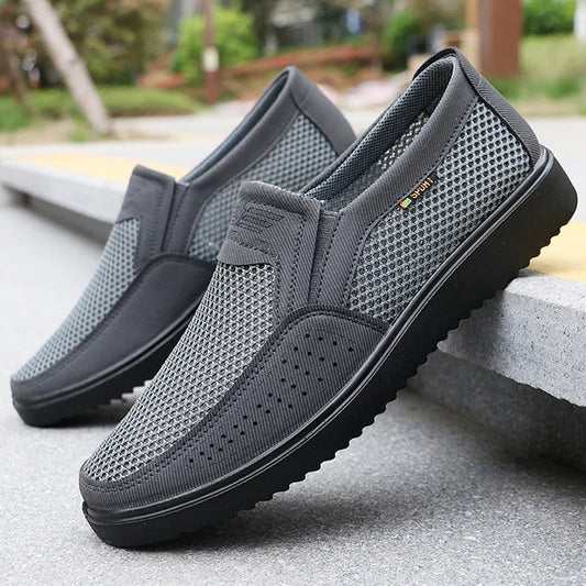 Men’s Breathable Mesh Casual Shoes – Lightweight Non-Slip Summer Sneakers